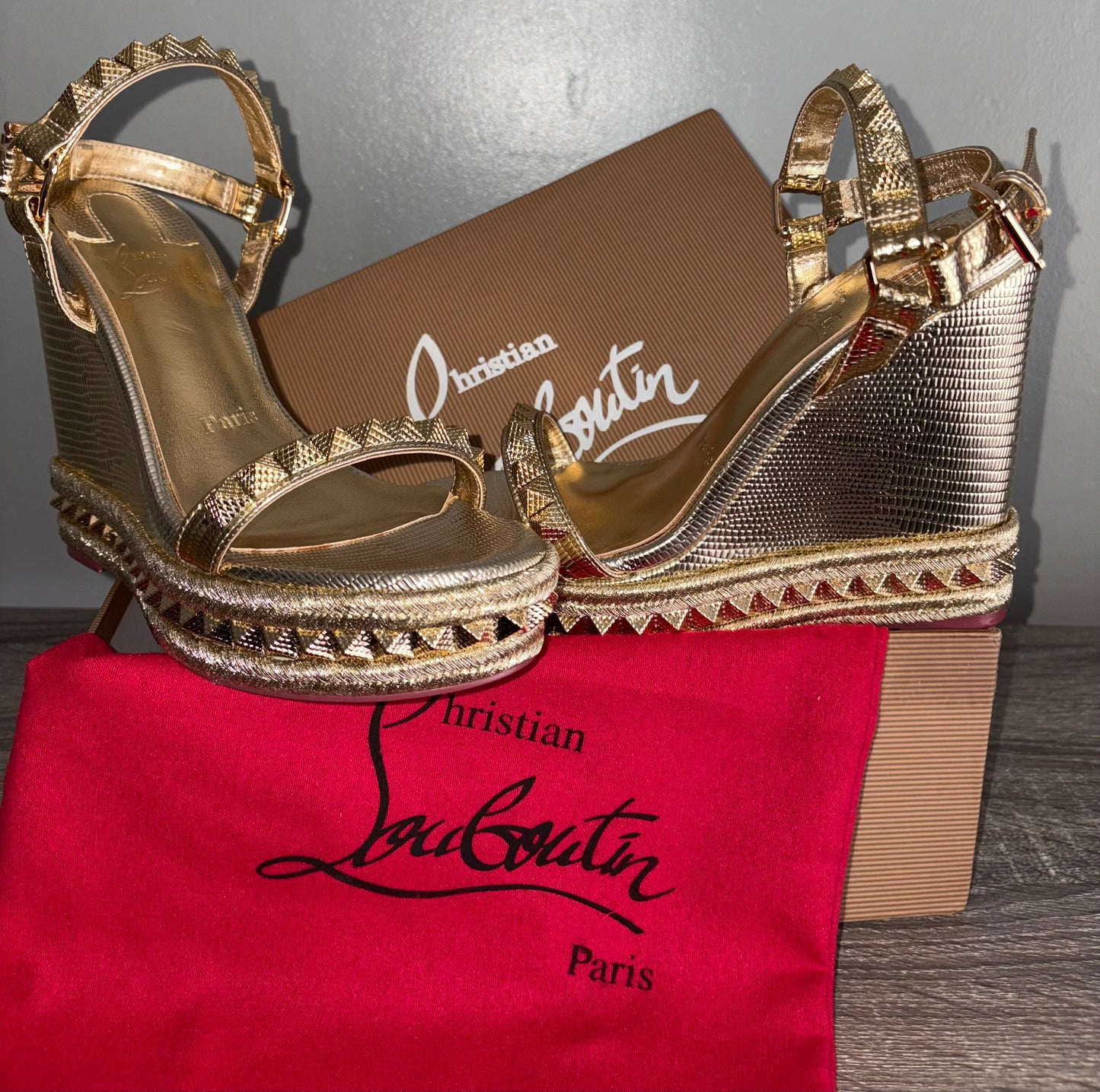 Gold Studded Loubs