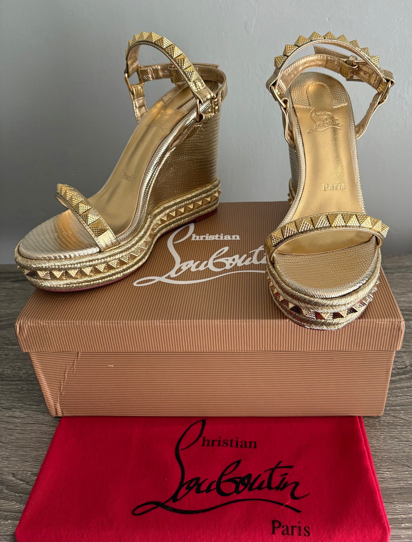 Gold Studded Loubs