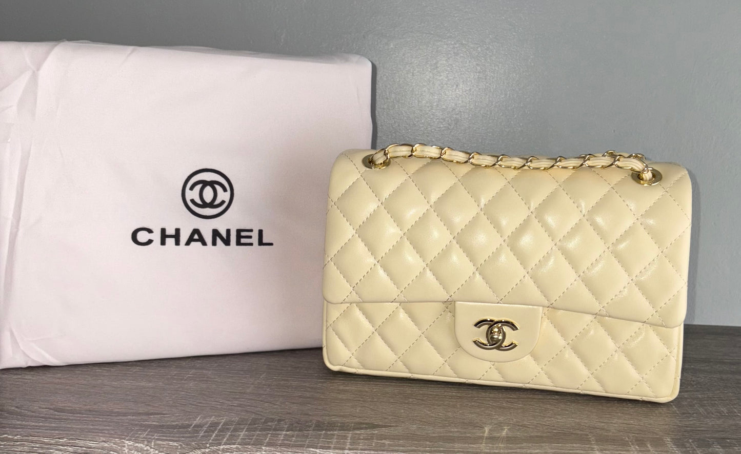 Yellow CC Inspired Handbag