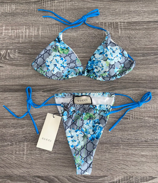 Blue Bloom Bikini