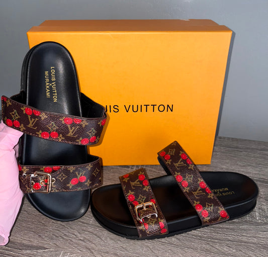 Cherry Two Strap Sandals