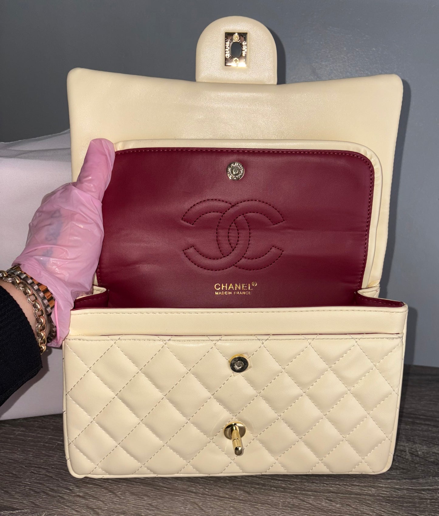 Yellow CC Inspired Handbag