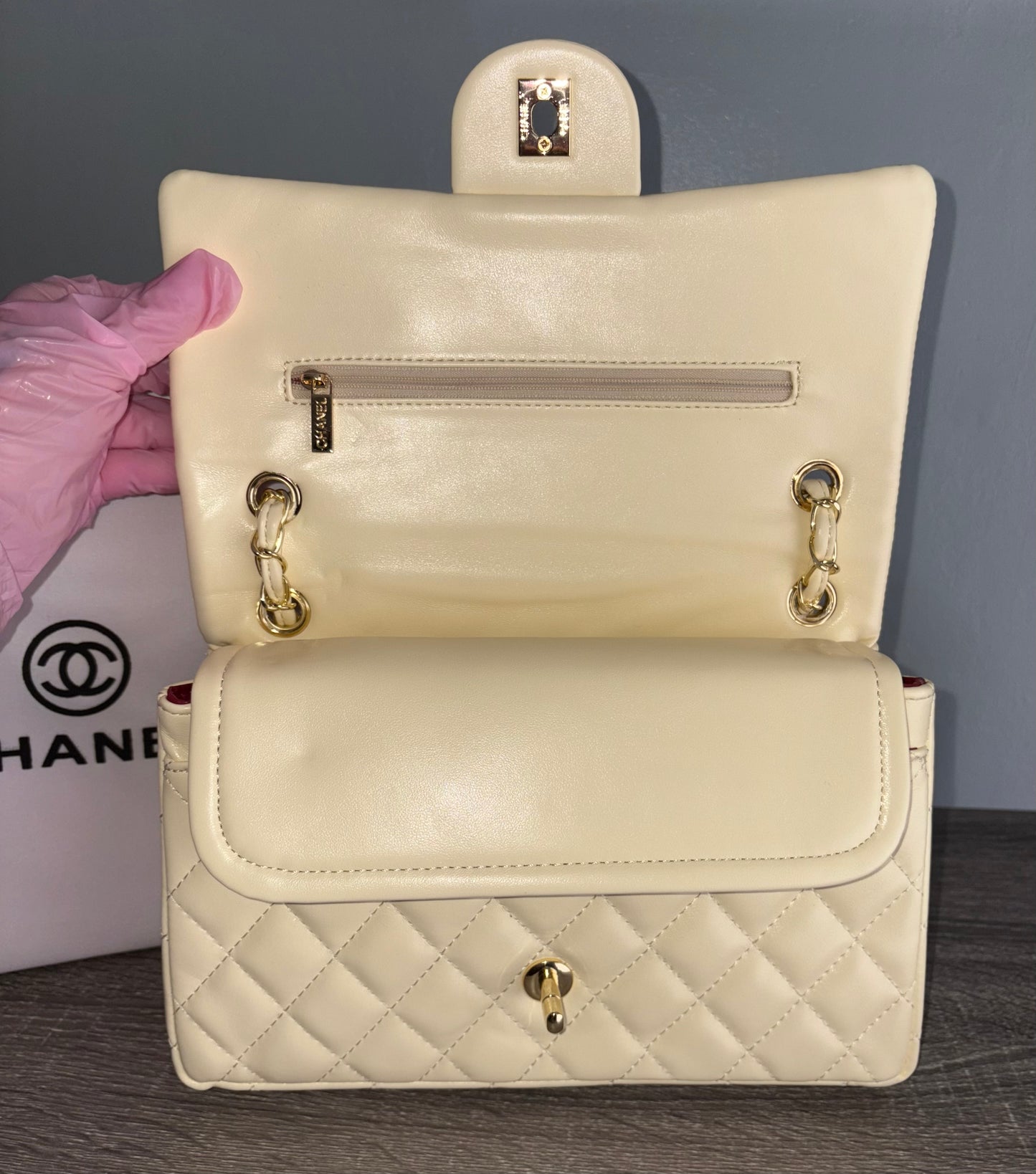 Yellow CC Inspired Handbag