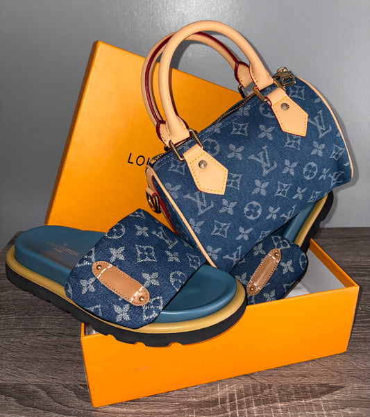 Blue Denim Set