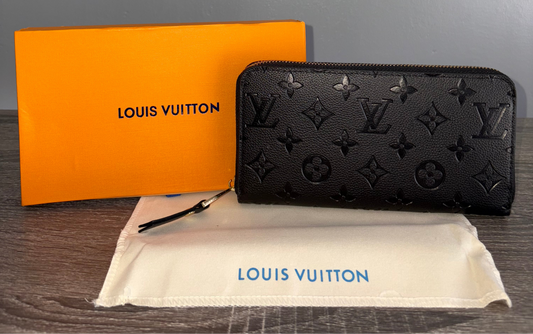Black Embossed Purse
